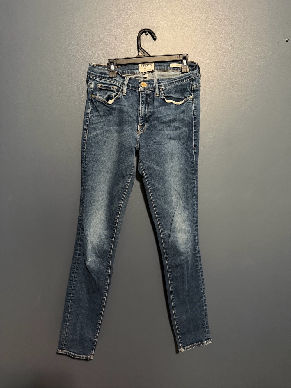 Frame Denim Women's Medium Wash Skinny Jeans